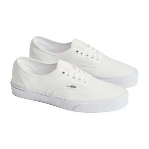 Vans Authentic Classic Canvas True White Skate Men Shoes Size 8.5 NWB